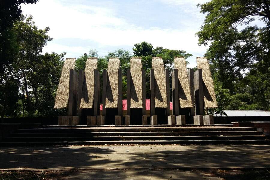 Monument for Martyrs at Tilagar,Sylhet: Homage by KSHITI STHAPATI